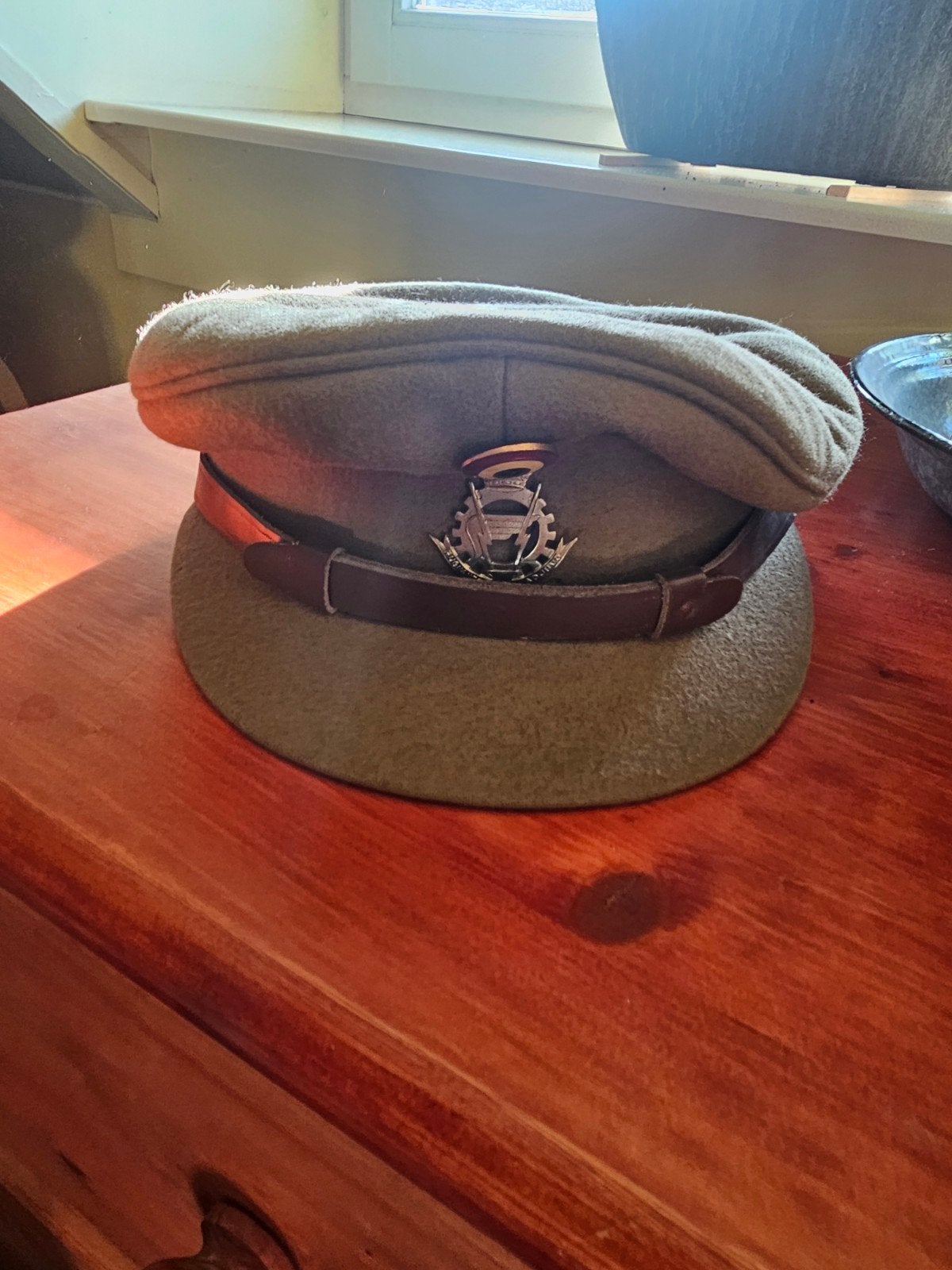 Vintage Militaire Baret/Pet - Authentiek Legerhoofddeksel, Ophalen, Overige soorten, Overige gebieden, Helm of Baret