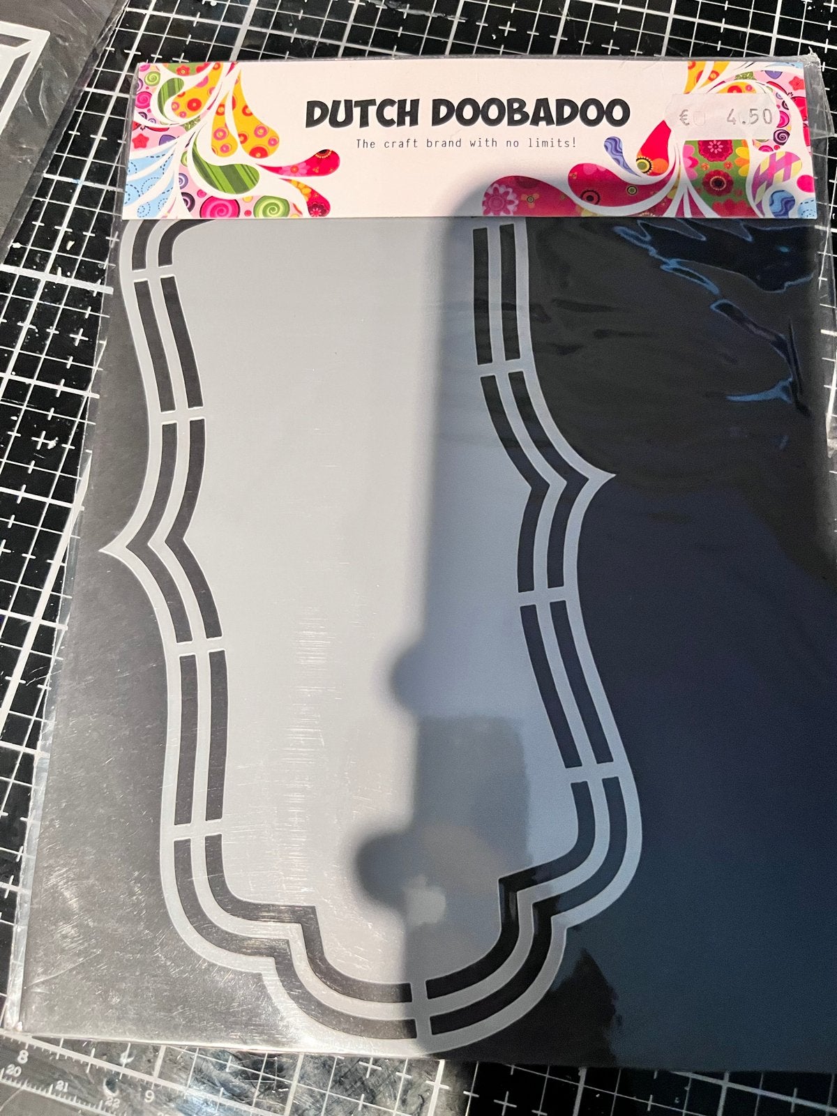 Dutch Doobadoo Shape Art mal - Decoratieve vorm, Hobby en Vrije tijd, Nieuw, Ophalen of Verzenden, Kunststof, Grijs