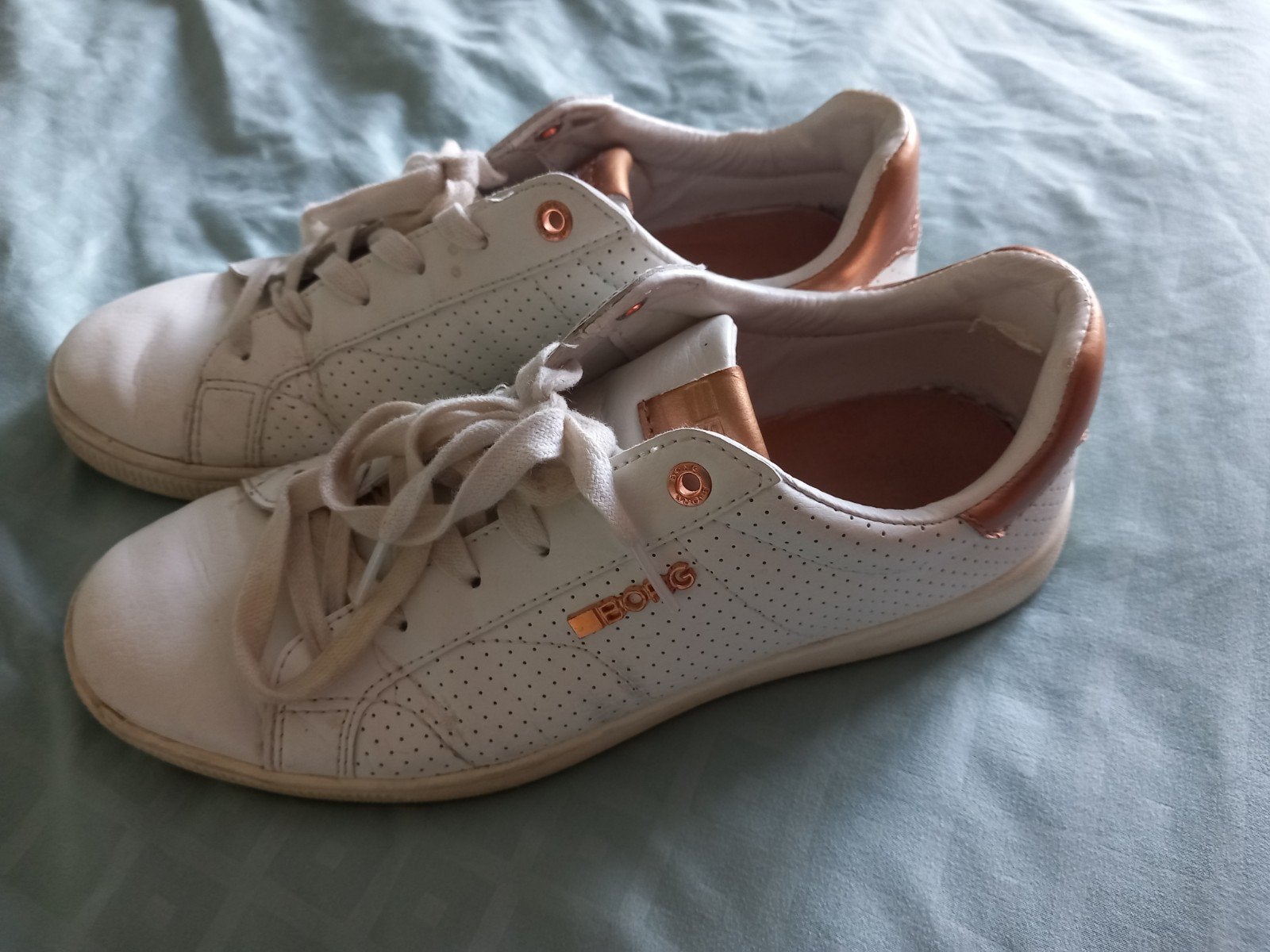 gratis Björn Borg sneakers wit met roségoud, maat 40, Björn Borg, Wit, Ophalen of Verzenden, Sneakers of Gympen
