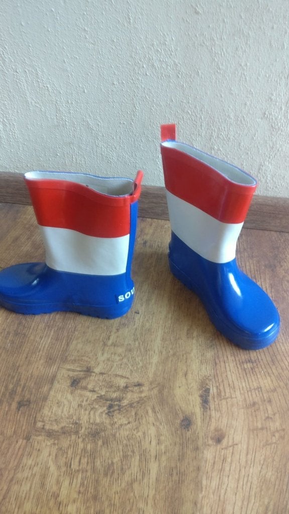Regenlaarzen rubberen kinderlaarzen Sourcy 28-30 nieuw, Jongen of Meisje, Nieuw, Ophalen of Verzenden, Laarzen