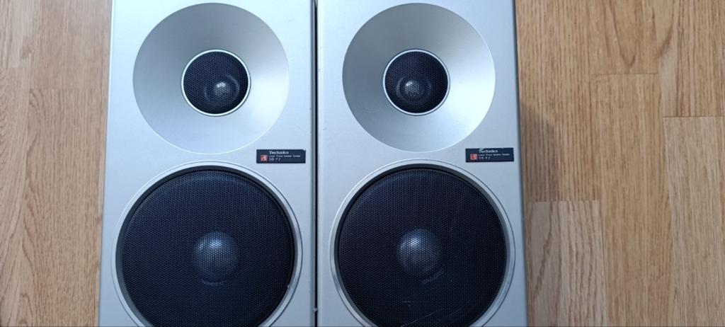 Technics SB-F2 Linear Phase Speaker System, Gebruikt, Minder dan 60 watt, Front, Rear of Stereo speakers, Ophalen