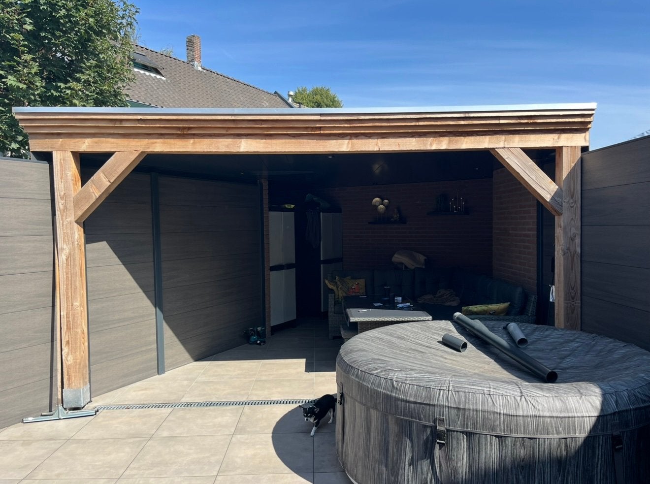 Opblaasbare jacuzzi greywood 6 personen, Tuin en Terras, Ophalen, 200 tot 300 cm, Opblaaszwembad, 80 tot 120 cm
