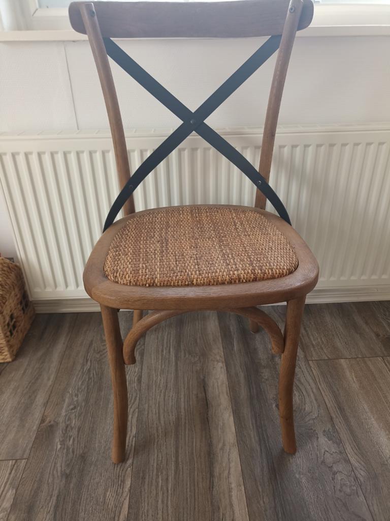 Stoel, Ophalen, Zo goed als nieuw, Hout, Eén