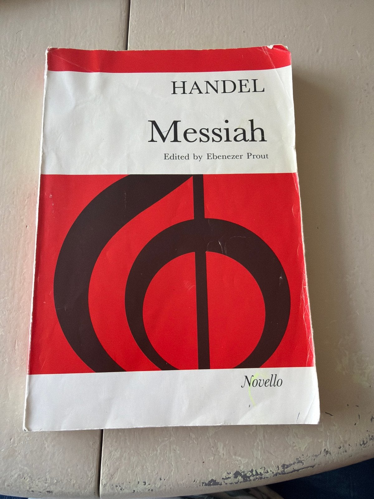 Handel Messiah - Muziekboek (Novello), Gebruikt, Klassiek, Ophalen of Verzenden, Koor