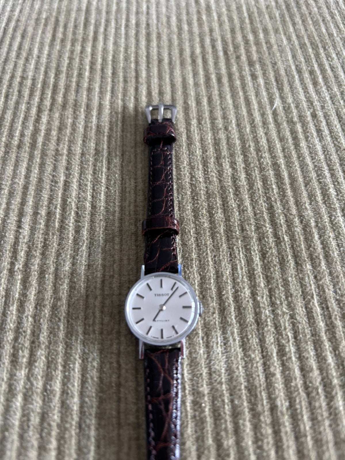 Tissot dames horloge 1960-1969, Overige merken, Staal, Polshorloge, Ophalen of Verzenden