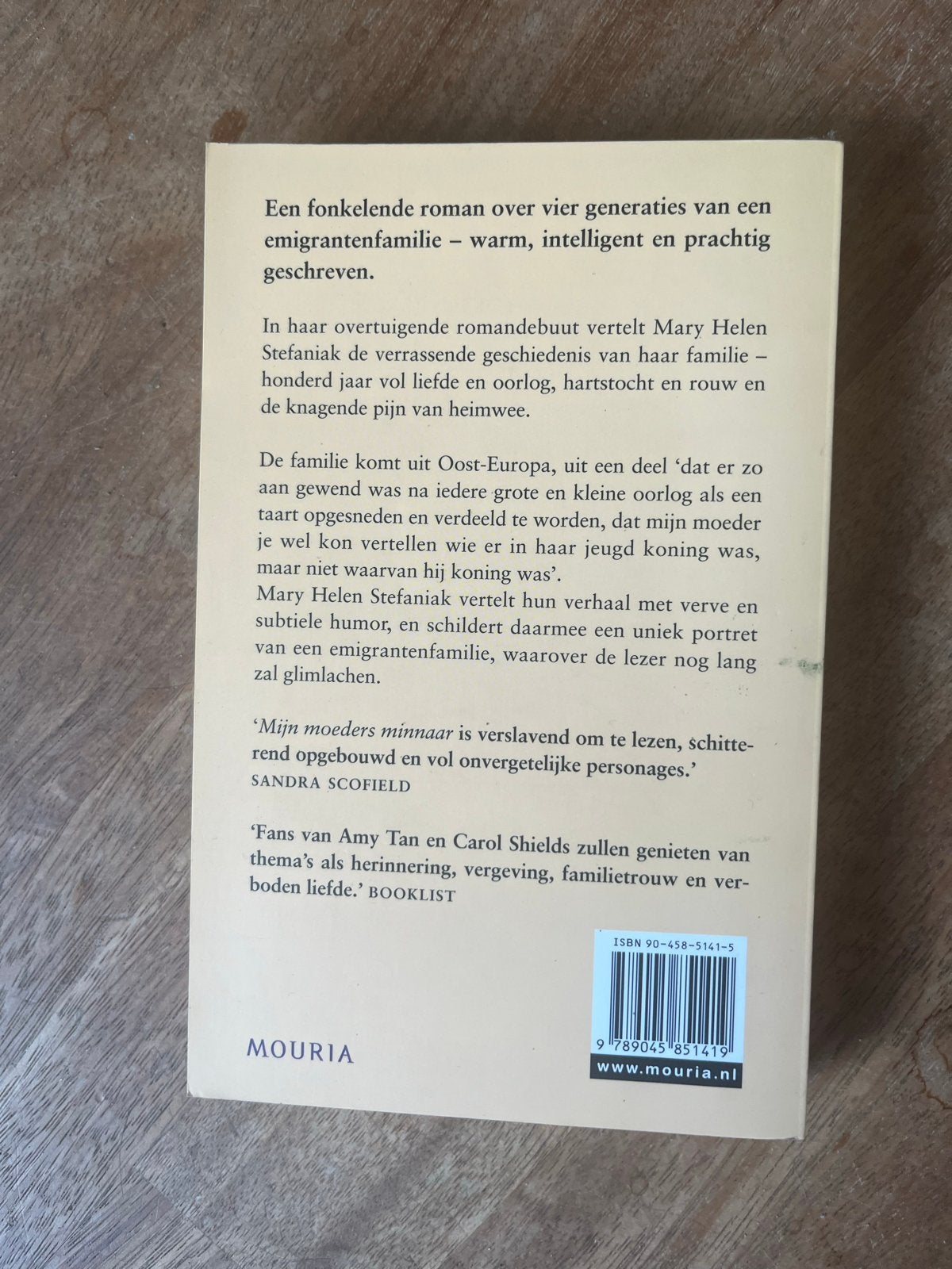 Mijn moeders minnaar - Mary Helen Stefaniak, Ophalen of Verzenden, Gelezen, Wereld overig