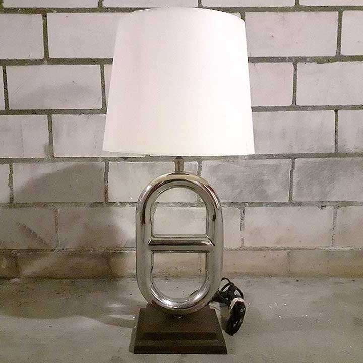 Eichholtz tafellamp zgan hoog=53cm breed=25cm bureaulamp. c3, Ophalen of Verzenden, Zo goed als nieuw, Textiel, Bureaulamp