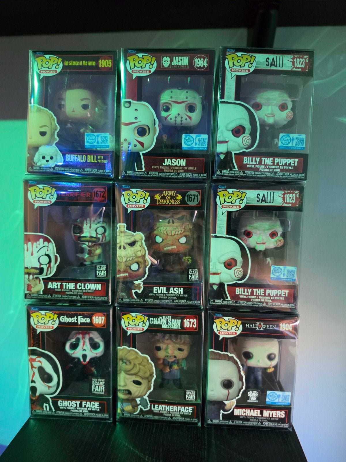 Funko Pop! Horror Collectie - 9 Figuren, Ophalen of Verzenden, Zo goed als nieuw