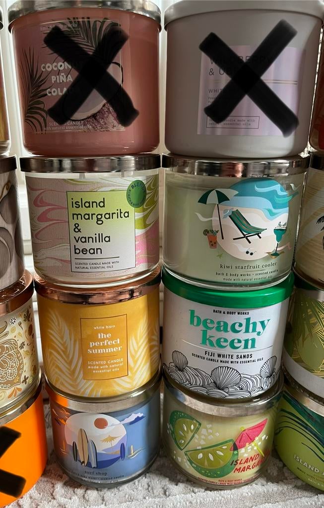 Bath & Body Works kaarsen, groot, nieuw, Ophalen of Verzenden, Nieuw, Overige materialen, Kaars
