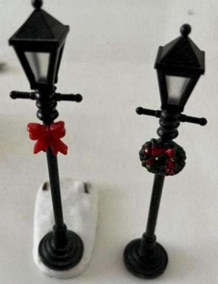 Twee leuke kerst lantaarns voor je treinbaan, Ophalen of Verzenden, Zo goed als nieuw, Overige typen, Overige merken