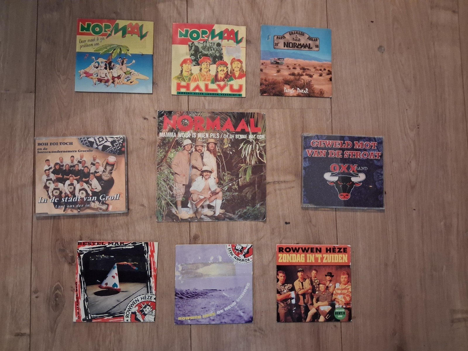Vinyl en CD singles: Normaal, Oxx Band, Boh Foi Toch, Rowwen, Cd's en Dvd's, Ophalen of Verzenden, Gebruikt, Nederlandstalig