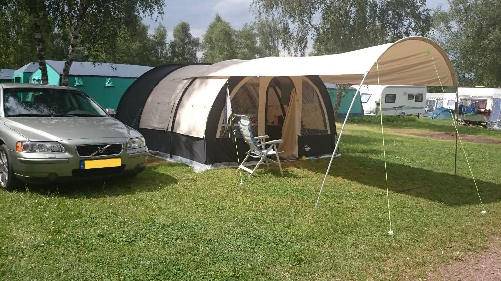 Obelink Record 6 tent incl. luifel, Ophalen, Zo goed als nieuw, Tot en met 4