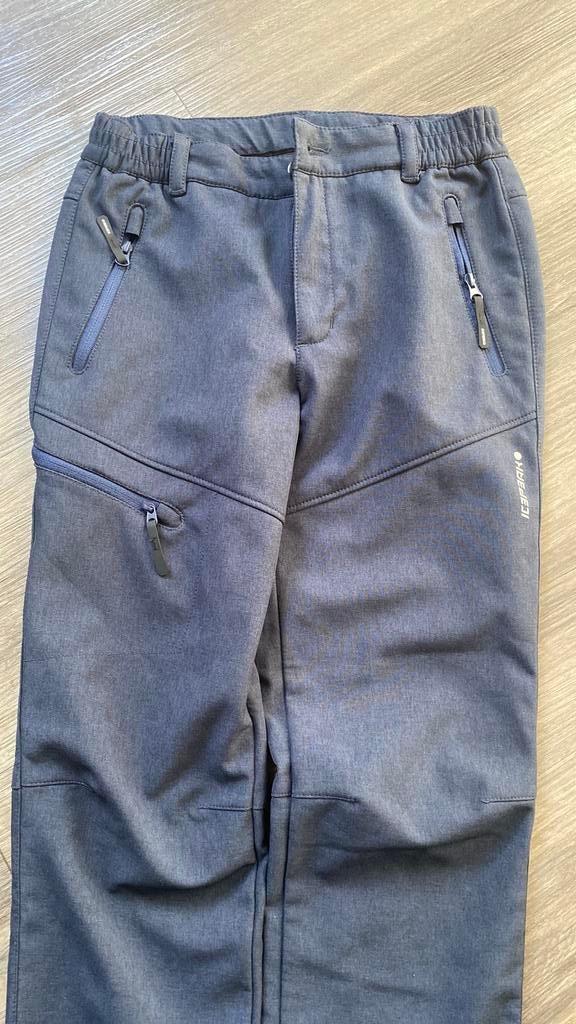 Kinder Skibroek blauw van icepeak maat 140, Ophalen, Gebruikt