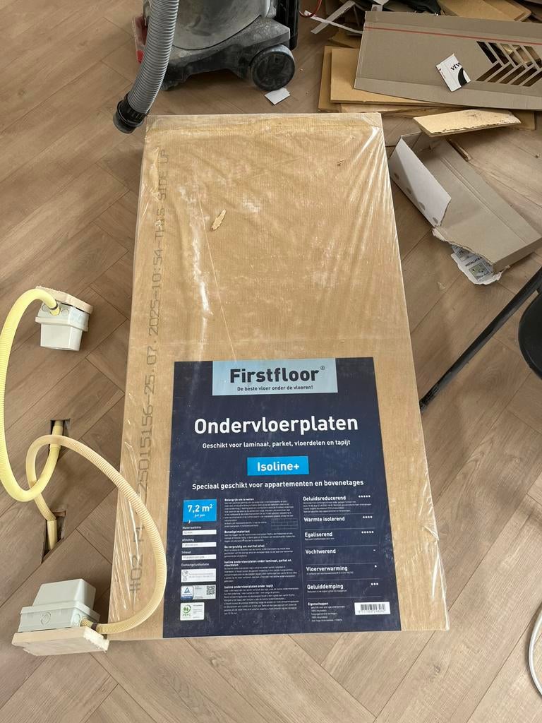 Pakket ondervloer firstfloor, Ophalen, Overige materialen, 30 cm of meer, 50 tot 150 cm