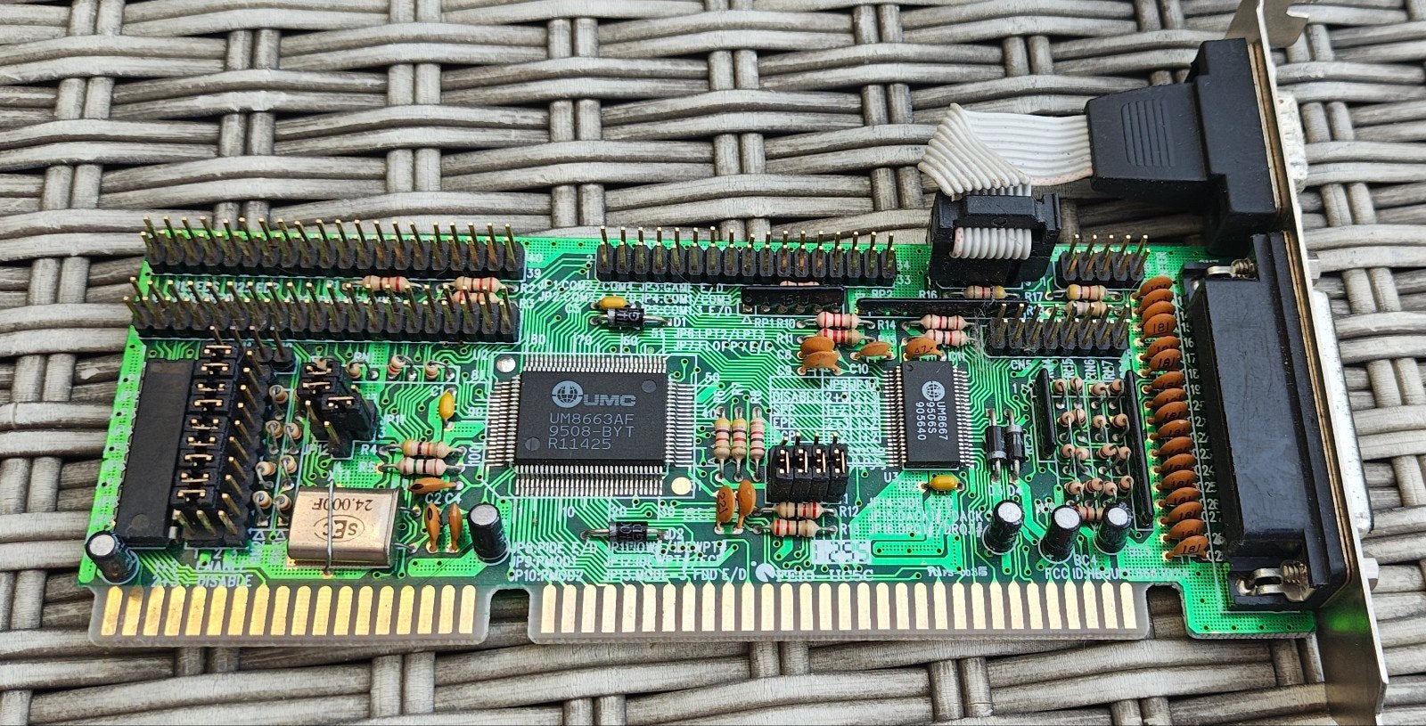 Vintage ISA Multi-I/O controller kaart UMC 16-bit – IDE/FDD/, Computers en Software, Ophalen of Verzenden