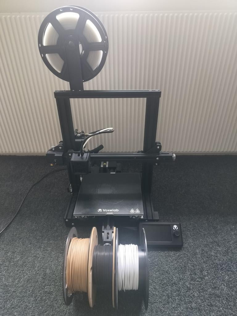 Voxelab Aquila 3D-printer met filament, Computers en Software, 3D Printers, Gebruikt, Filament, Ophalen