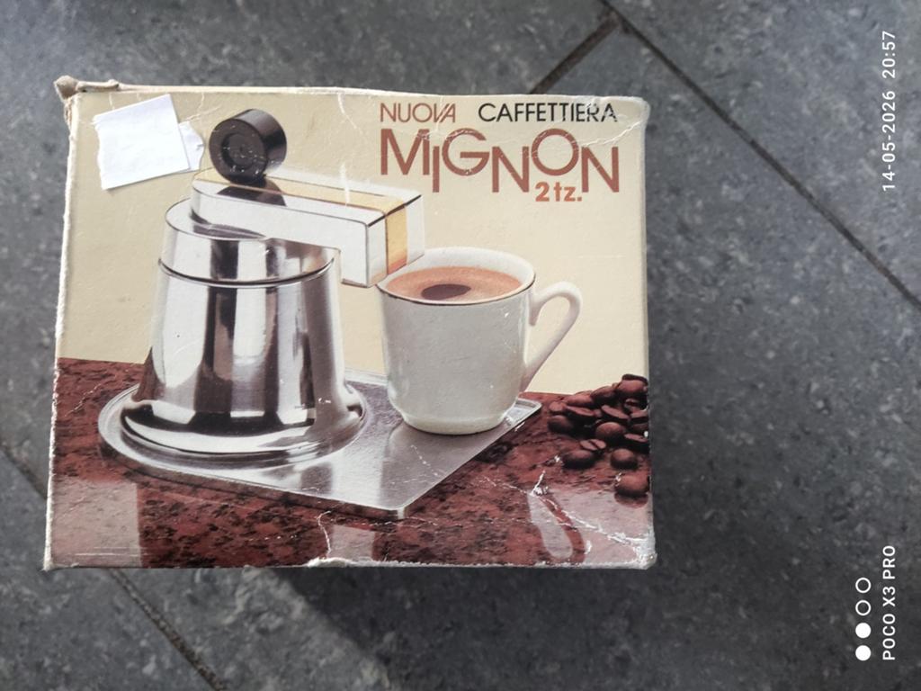 Nuova Mignon caffettiera  espresso koffiepot in nieuwstaat., Afneembaar waterreservoir, Espresso apparaat, Ophalen of Verzenden