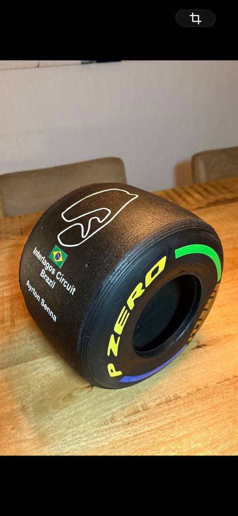 Unieke F1 Ayrton Senna Interlagos Circuit Tribute Band, Ophalen of Verzenden, Nieuw, Formule 1