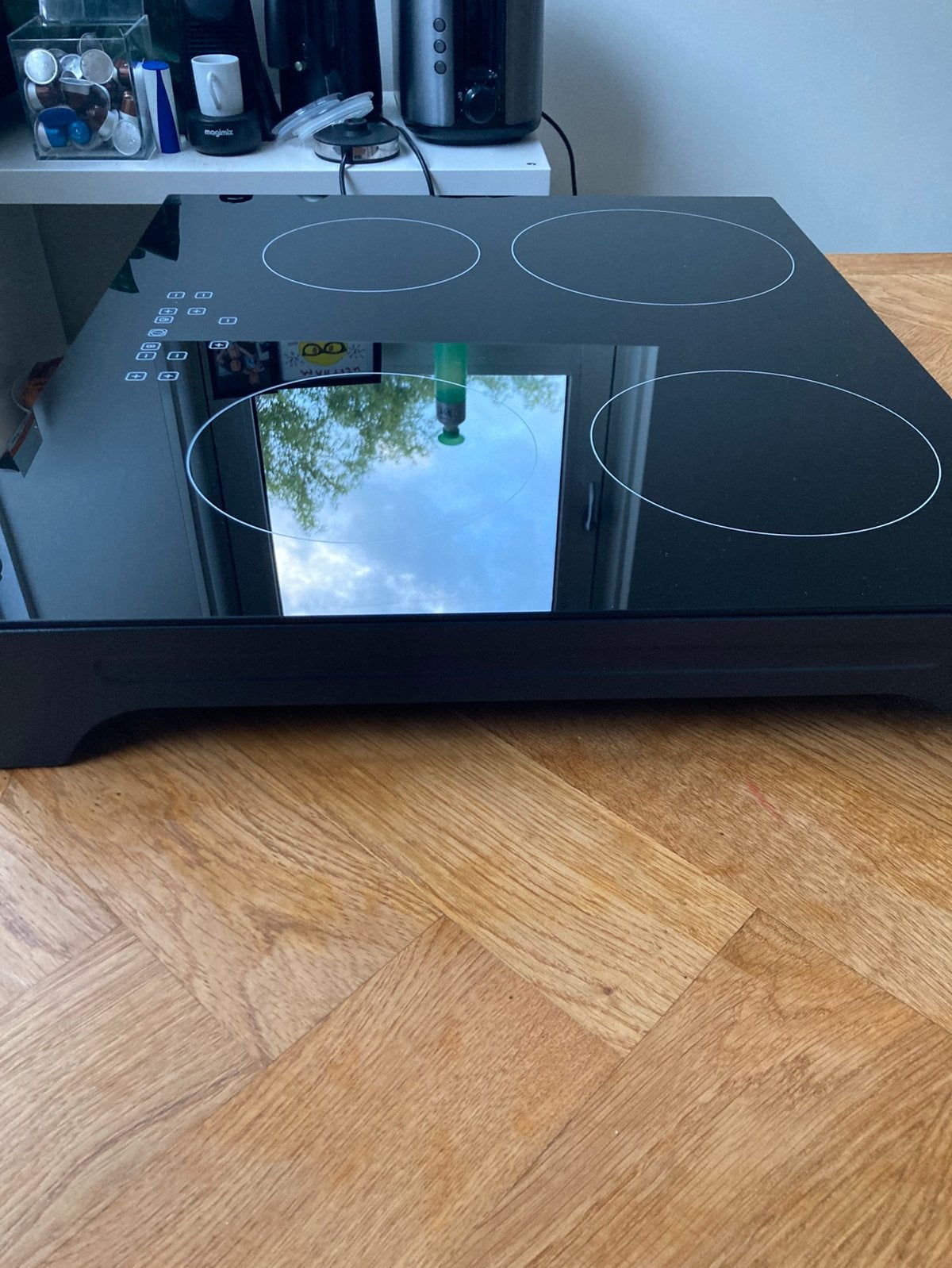 Tomado mobiele Inductiekookplaat TIH6010B/01 - Zwart, Ophalen, 4 kookzones, Zo goed als nieuw, Inbouw