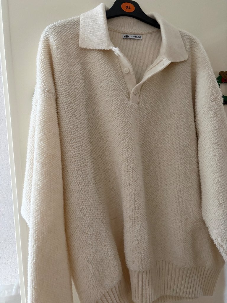 Trui van Zara, Zara, Maat 48/50 (M), Beige, Ophalen of Verzenden