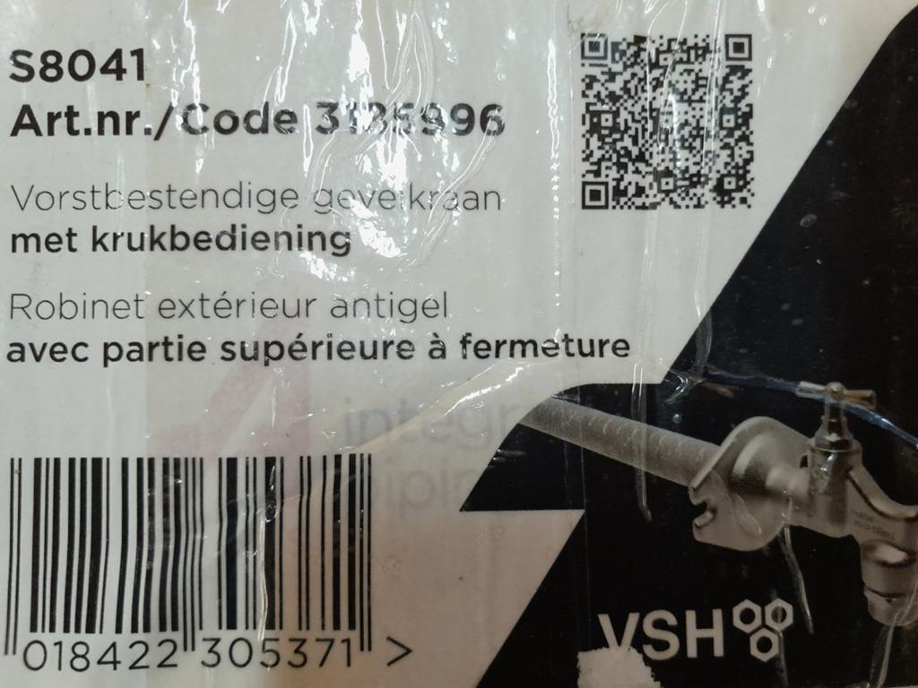 Vorstvrije buitenkraan waterkraan VSH SEPP -Eis, Verzenden, Nieuw
