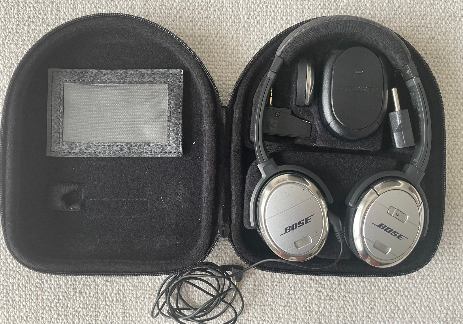 Bose QuietComfort 3 (QC3), Audio, Tv en Foto, Koptelefoons, Ophalen of Verzenden, Gebruikt, Op oor (supra aural), Overige merken