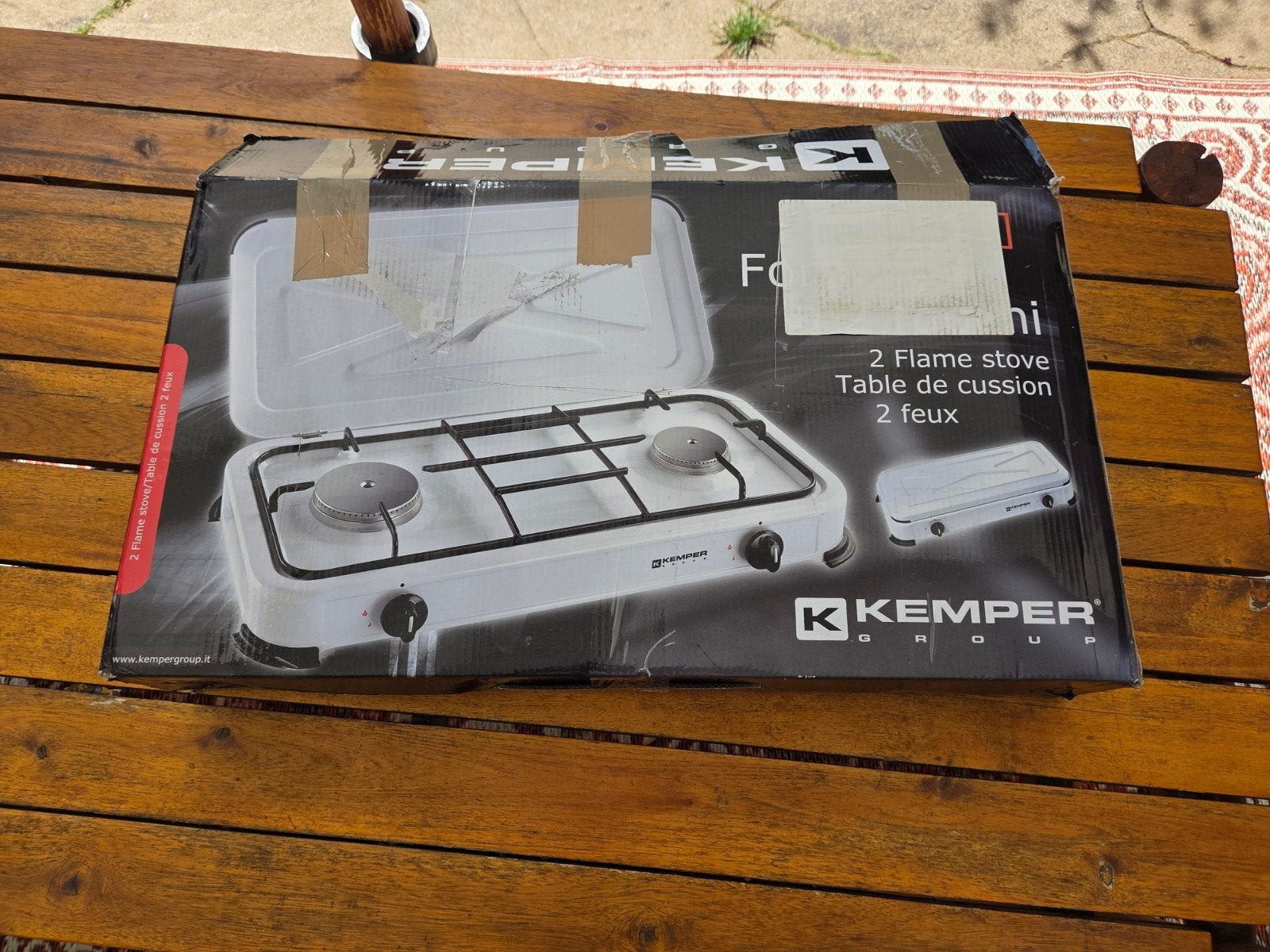 Nieuw Kemper gas kooktoestel - 2-pits campingkooktoestel, Ophalen, Nieuw