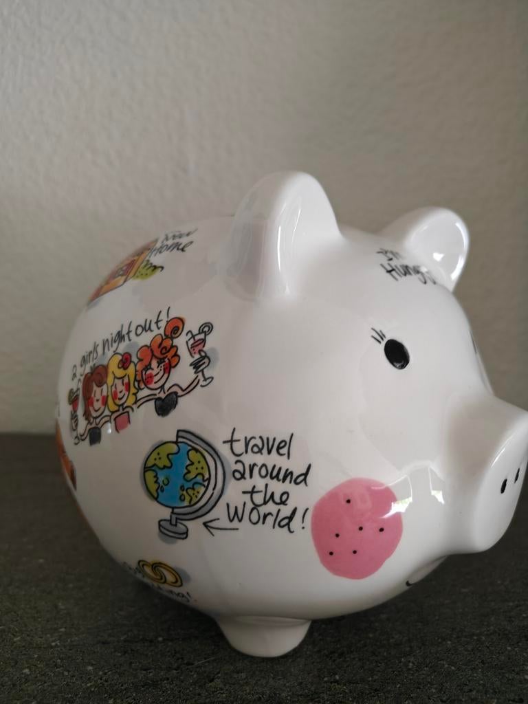 Blond Amsterdam Spaarvarken 'Piggy Bank', Verzamelen, Spaarpotten, Ophalen of Verzenden, Zo goed als nieuw, Steen, Aardewerk of Keramiek