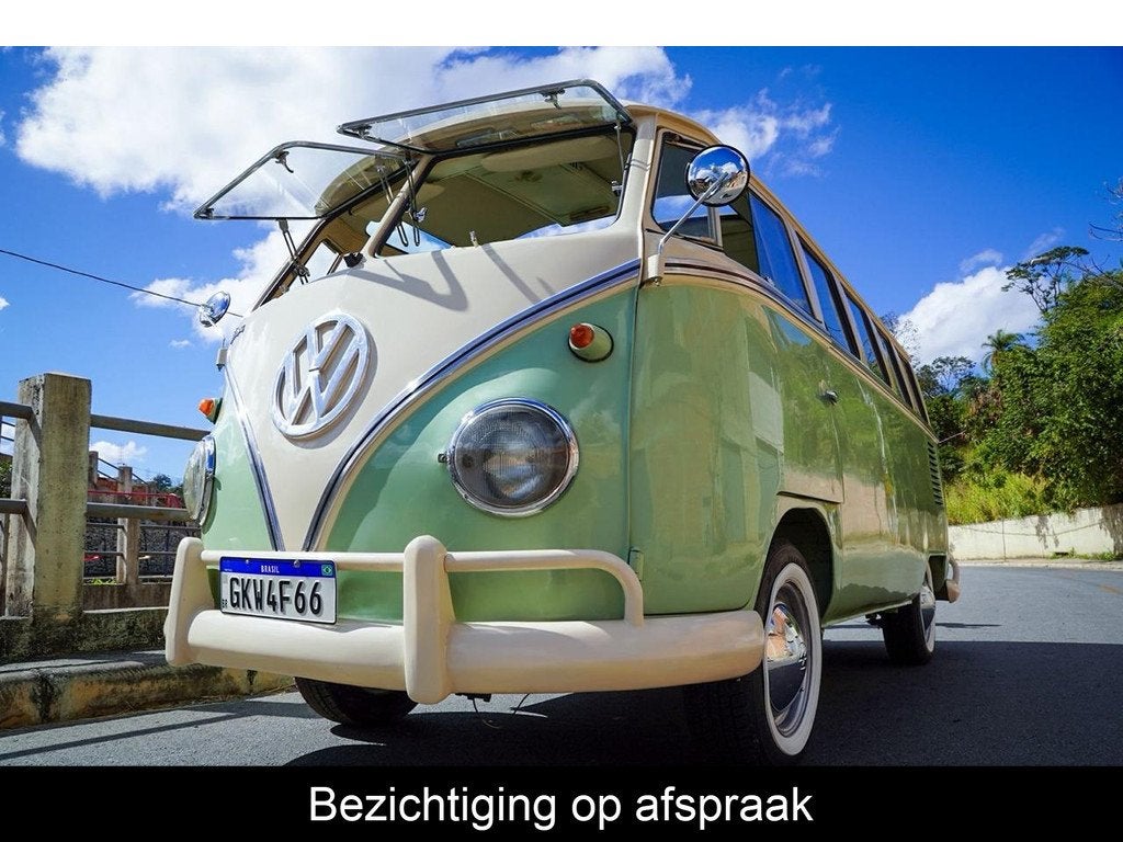 Volkswagen T1 personenbus of camper * SAMBA * 23 raams en sc, Stof, Overige carrosserieën, Volkswagen, Handgeschakeld