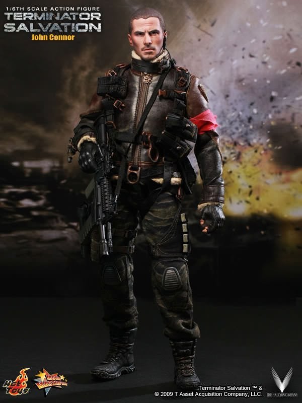 Hot Toys Terminator Salvation John Connor MMS95 30 cm, Ophalen of Verzenden, Zo goed als nieuw, Film, Actiefiguur of Pop