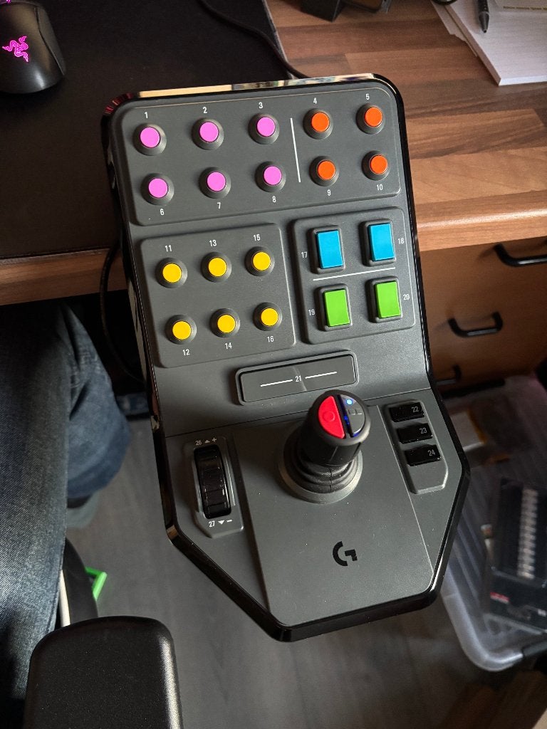 Logitech Saitek sidepanel Farm simulator, Ophalen, Zo goed als nieuw, Logitech