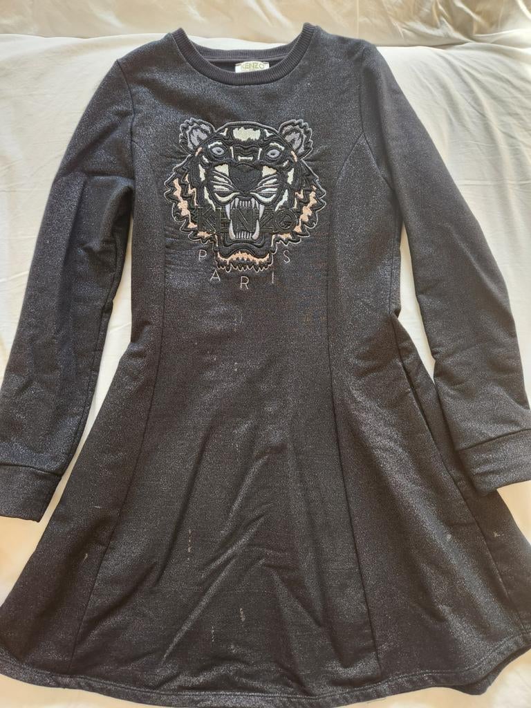 Super cool KENZO jurk met tijgerprint - Maat 140 (10 jaar), Gebruikt, Meisje, KENZO, Ophalen of Verzenden