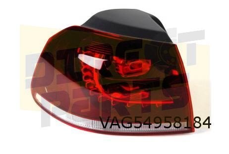 Volkswagen Golf VI (11/08-11/12) achterlicht Rechts buiten (, -, -, Nieuw, -