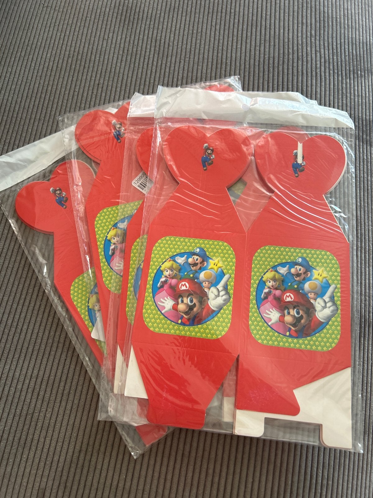 Super Mario Feestdoosjes - Perfect voor Kinderfeestjes!, Hobby en Vrije tijd, Feestartikelen, Ophalen of Verzenden, Nieuw, Feestartikel
