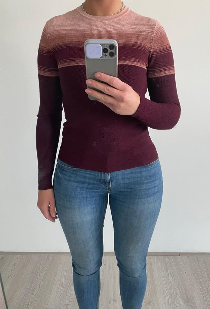 Nikkie top, Ophalen of Verzenden, Zo goed als nieuw, Lange mouw, Roze