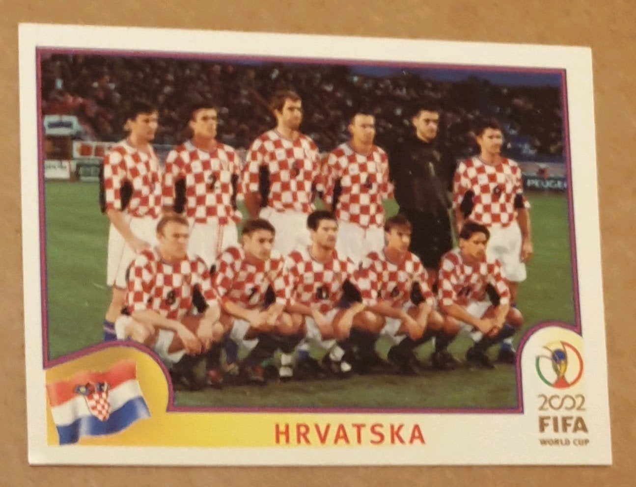 Panini World Cup Korea/Japan 2002 #475 Team Hrvatska Kroatië, Ophalen, Zo goed als nieuw, Sticker
