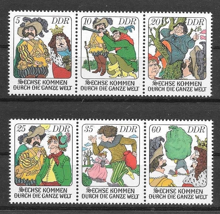 Duitsland - DDR 1977 Sprookjes, Verzenden, DDR, Postfris