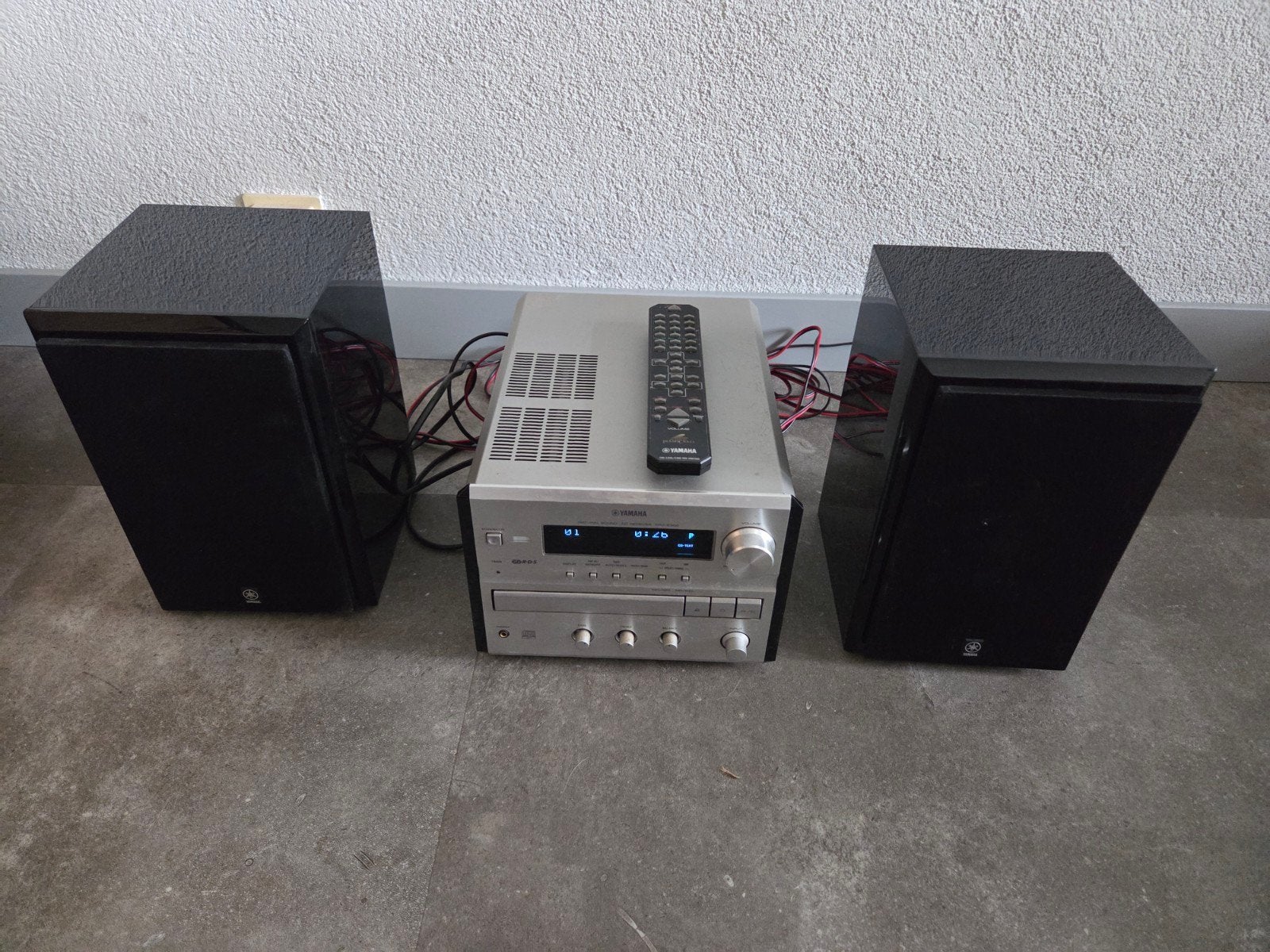 Yamaha CRX-E300 CD-speler met NX-E300 boxen, Gebruikt, Microset, Cd-speler, Ophalen
