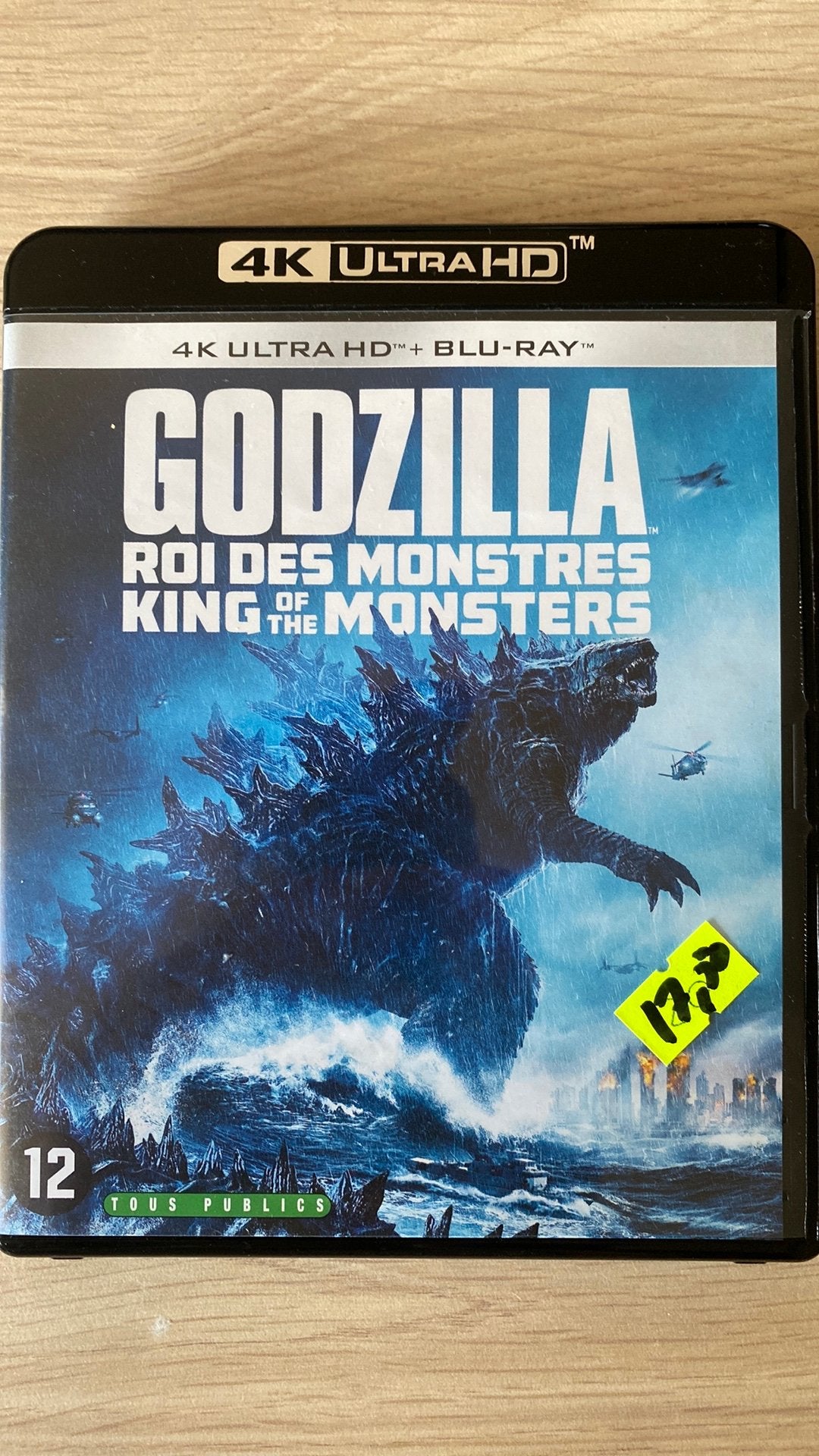 Godzilla king of monsters 4K uhd blu ray NL versie, Cd's en Dvd's, Ophalen of Verzenden, Zo goed als nieuw, Thrillers en Misdaad