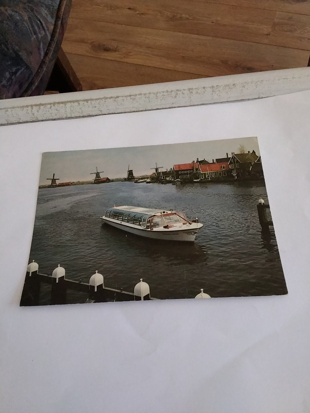 Ansichtkaart Rondvaart Zaanse Schans - Rederij L.G. Woltheus, Ophalen of Verzenden, 1960 tot 1980, Gelopen, Noord-Holland
