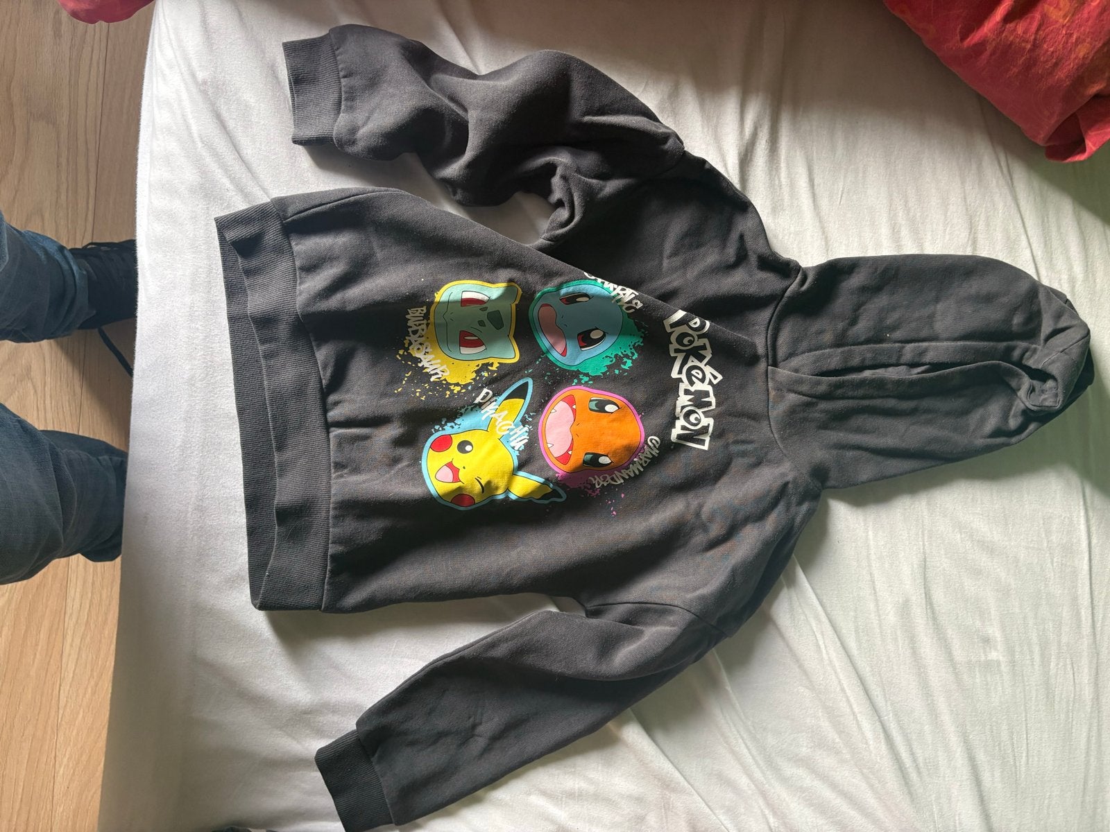 Pokemon hoodie maat 6-7 jaar, Ophalen of Verzenden, Gebruikt, Jongen of Meisje