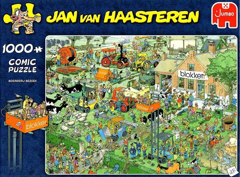 Van Haasteren puzzels 1000 stukjes, Ophalen of Verzenden, 500 t/m 1500 stukjes, Zo goed als nieuw, Legpuzzel