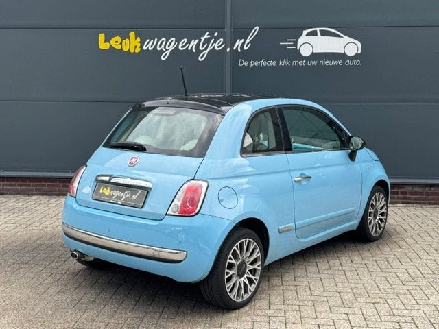 Fiat 500 1.2 Cult *leer *climate *dig. display *p-sensor *16, Gebruikt, 1242 cc, 4 cilinders, 840 kg