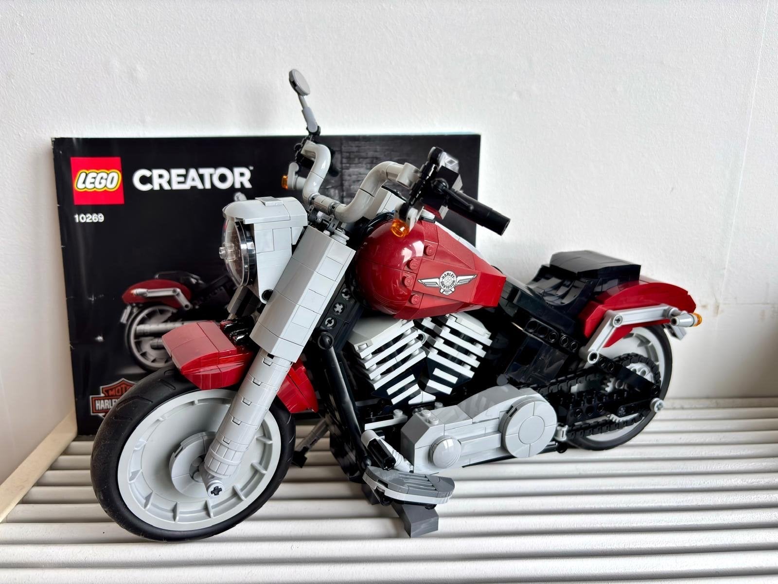 LEGO Creator Expert Harley-Davidson Fat Boy 10269, Lego, Ophalen of Verzenden, Zo goed als nieuw, Inclusief instructies