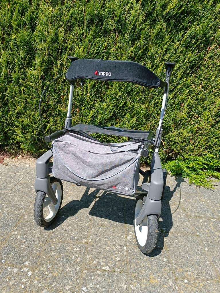 Zgan rollator Topro Olympos ATR, Diversen, Rollators, Zo goed als nieuw, Lichtgewicht, Opvouwbaar, Ophalen
