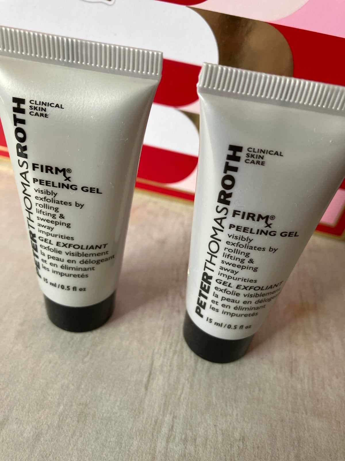 Peter Thomas Roth FIRMx Peeling Gel - 2x 15ml, Ophalen of Verzenden, Nieuw, Gehele gezicht, Reiniging