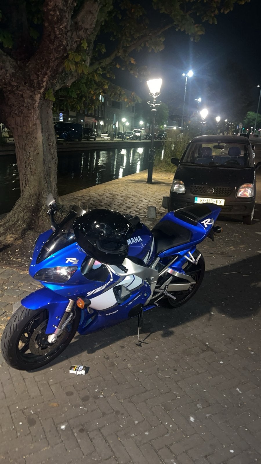 Yamaha blue YZF-R1 2001, Ophalen, Gebruikt