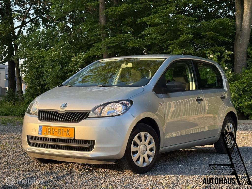 Skoda Citigo 1.0 Greentech Elegance 5deurs|Airco|NAP|AUX, Auto's, Voorwielaandrijving, Euro 5, Stof, Gebruikt