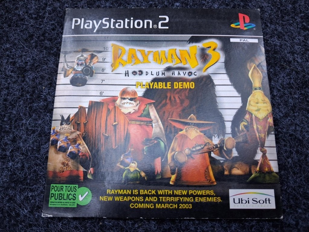Demo Rayman 3 : Hoodlum PlayStation 2, Spelcomputers en Games, Games | Sony PlayStation 2, 1 speler, Nieuw, Vanaf 3 jaar, Ophalen