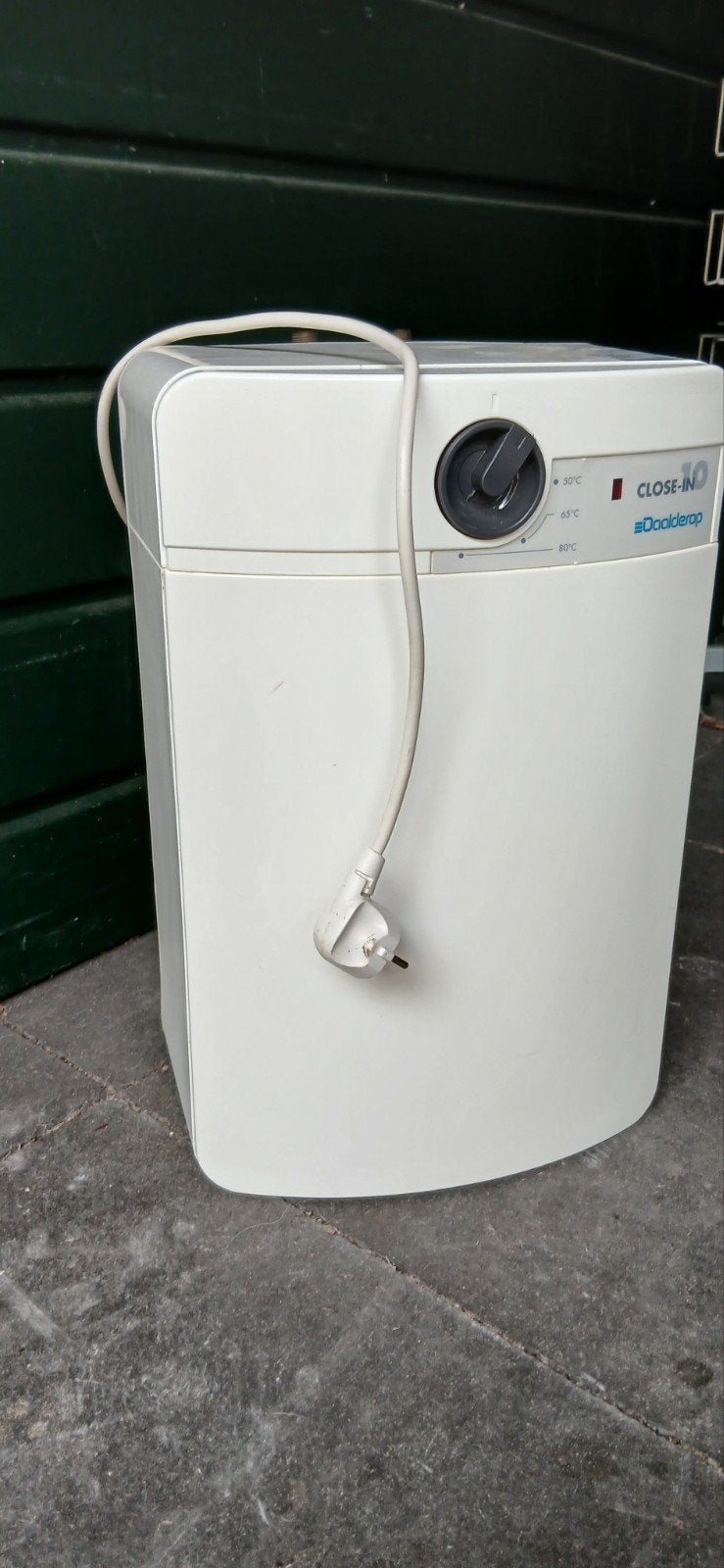 Daalderop Close-in 10 liter boiler, Ophalen, Gebruikt, Aardgas, Boiler